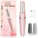 Callus Remover for Feet, ZABOUL Electric Foot Callus Remover Rechargeable Pedicure Tools Smooth Pedicure Wand Electronic Foot File, Feet Care for Removes Dry Hard & Dead Skin Ideal Gift (Pink 1)