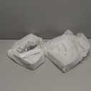 Bakzon Corner Shower Caddy, 2 Pack Adhesive Shower Shelf Corner with Razor Holder No Drilling Bathroom Shower Organizer Storage Rack, Silver (Not Brushed Nickel)