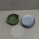 KeaBabies 2Pack Baby Bowls with Suctions, Lids  Silicone Toddler Suction Bowls for Baby Boy, Girl, Kids, Food Grade Silicone, BPAFree, Dishwasher Safe, Toddler Eating Essentials (Slate)