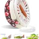 Multifunctional Fruit Washing Bowl,2 in 1 Drainer and Strainer,Foldable Handle Drain Basket with Lid,Kitchen Colanders & Food Strainers, Suitable for Washing Fruits and Vegetables