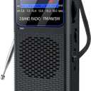 FM AM SW Back Clip Pocket Radio, Battery Operated Mini Radios, Portable Shortwave Transistor Radio with Emergency LED Flashlight & Headphone Jack for Elder/Kids (r88)