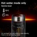 Portable Espresso Maker, 20Bar Pressure & Up to 60 Cups per Charge, Battery Operated Portable Coffee Maker, Works with Ground Coffee & Capsules, for Camping, Car, Travel, and Office Use.