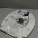 Garvee Toilet Seat Cover Round  PP Material, Secure Locking Design, Full Flat Lid for Standard Round Toilets, Sturdy & Comfortable Fit, White