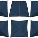 Timber Ridge 6 Pack Wind Panels for Pop Up Gazebo - Outdoor Canopy Privacy Screen with Netting, Weather-Resistant Barrier Against Wind, Rain & Sun, Ideal for Backyard, Patio, Tailgating & Picnics