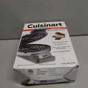 Cuisinart Waffle Maker, 1250W Round Classic Waffle Iron, 5-Setting Adjustable Browning Control, WMR-CANAS, Brushed Stainless