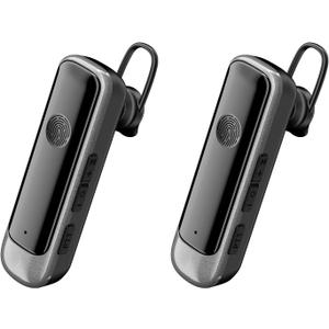 CBCBTWO N3S MAX Earhook Walkie Talkies for Adults, Small Two Way Radios,Type-C Charging,Mini Hands Free Walkie Talkie Long Range for Restaurant Beauty Salon Barber Shop (2 Pack)