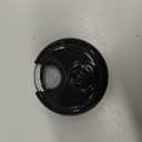 DAYGOS Waterproof Keyed Padlock, 3/8 Inch Shackle, Stainless Steel Disc Storage Locks with Keys for Outdoor Use, 1 Pack, Black