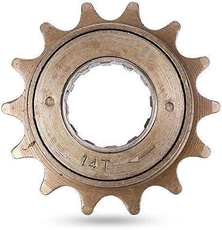 Screw On Single Speed Freewheel,14T Single Speed Freewheel Flywheel Bike Accessory for Mountain Road Cycle Folding Cycle Single Speed Freewheel Sprocket Sprocket Freewheel Removal Tool