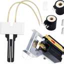 Gas Dryer Repair Kit Includes 279311 Igniter 279834 Gas Valve Coils 338906 Flame Sensor Replacement for Whirlpool Kenmore Maytag Gas Dryers