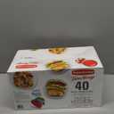 Rubbermaid TakeAlongs Assorted Food Storage Containers, Tint Chili, 40-Piece Set
