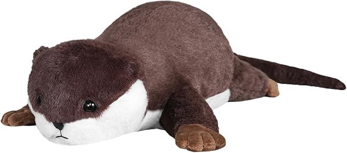 CSVBTRF Weighted Stuffed Animals, 4.1 lbs 18" Otter Plush Hugging Pillow, Otter Stuffed Animal Gifts for Kids Boys and Girls
