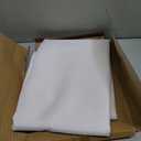 sancua 2 Pack White Tablecloth 60 x 102 Inch, Rectangle 6 Feet Table Cloth - Stain and Wrinkle Resistant Washable Polyester Table Cover for Dining Tables, Buffet Parties and Camping