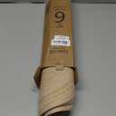 SHACOS Round Placemats Set of 6 Cotton Polyester Braided Place Mats 15 inch Heat Resistant Washable Table Mats for Kitchen Dining Party Natural Table Decor (Beige, 6)