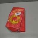 Horaldaily 100 Christmas Disposable Paper Decorative Guest Napkins, Red Gold Foil Christmas Garland Hand Towel for Party Lunch Dinner Kitchen Bathroom