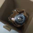 Yarra-Decor Bedside Table Lamp with USB Port - Touch Control for Bedroom 3 Way Dimmable Nightstand Lamp with Flaxen Fabric Shade for Living Room, Dorm, Home Office, Wood-Grain (LED Bulb Included)