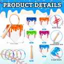15 Set Ice Cream Baseball Keychain with Mini Bat, Team Gifts for Dripping Party Decor Bag Suitcase Tag