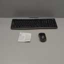 Logitech MK270 Wireless Keyboard and Mouse Combo for Windows, 2.4 GHz, 8 Multimedia Keys, PC, Laptop, Wireless Keyboard Compact Mouse Combo - Black (1 Pack)