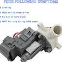 W10276397 Washer Drain Pump for Whirlpool Kenmore Mayt-ag Washing Machine-Replaces WPW10276397VP B40-3A 1874334 AP6018417 LP39710 