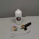 Tool Daily Foam Cannon with 1/4 Inch Quick Connector, 1 Liter, 5 Pressure Washer Nozzle Tips