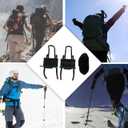 ibasenice Useful Climbing Spikes Tools Climbing Sticks Climbing Gear Steel Tree Climbing Tree Climbing for
