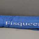 Fisqueen 8FT Large Beach Umbrella with Level 7 Wind Resistance Sand Anchor Sand Bag, Portable Outdoor Umbrella with UPF50+ UV Protection, Tilt Sun Shelter for Beach, Patio, Yard