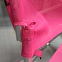 Ostrich 3N1 Lightweight Lawn Beach Reclining Lounge Chair with Footrest, Outdoor Furniture for Patio, Balcony, Backyard, or Porch, Pink