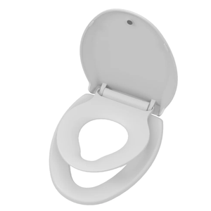 Garvee Toilet Seat, Elongated 19'' Potty Toddler Training Seat Toilet with Slow Close and Magnets for Adult and Child