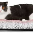 Self Warming Cat Bed Self Heating Cat Dog Mat 24 x 18 inch Extra Warm Thermal Pet Pad for Indoor Outdoor Pets with Removable Cover Non-Slip Bottom Washable Non Electric (24.0"L x 18.0"W x 1.0"Th, A-Light Gray)