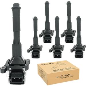 Ignition Coil Pack Replacement for 1998 1999 2000 2001 2002 2003 BMW E46 E39 330ci 328i 525i 528i 330i 323i 325i 325ci 325xi 530i Z3 X5 M3 Z8 2.0L 2.2L 2.5L 2.8L 3.0L 3.2L L6 V8, UF354, Set of 6