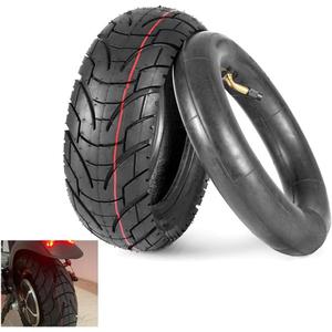 Scooter Tires 80/65-6 City Road Tire And 45 Inner Tube 10 Inches Motorcycle & Electric Scooter Tires Compatible With Apollo 2022 Explore Electric Scooter E-Bike 255x80 10x3.0 Tire
