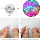 Aogist 100Pcs Multicolor Balloon Lights with Hook,Long Standby Time,Waterproof Mini Light for Birthday Party Wedding Christmas Halloween Easter Decorative (Flash)