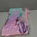 Shappy 16 Inch Mermaid Piata Purple Number Birthday Piata Party with Stick Blindfold Confetti for Anniversary Celebration Birthday Decoration Supplies(Number 7)