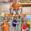 YooAurvox 3 Pack Toddler Boys T Shirts, 3-Color, 3T