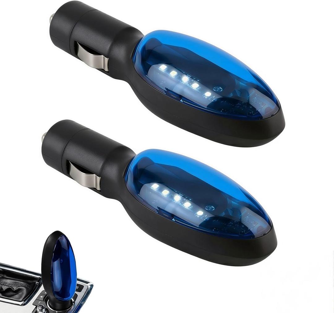 2Pcs Fuel Sync Gas Saver Device Plug-in Automotive Fuel Saver for Gasoline & Diesel Engines, Optimize Combustion, Increase Mileage, Drive Farther for Car/Truck/SUV