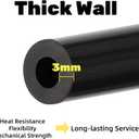 ZAVOOS 6 Pieces Silicone Vacuum Hose Automotive, 1/8" 5/32" 3/16" 1/4" 5/16" 3/8" High Performance Vacuum Lines Kit, 5 Ft High Temp Silicone Tubing for Water Air Transfer, Vehicle Radiator
