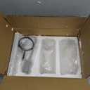 Bathroom Sconces Set of 2, Black Modern Vanity Lights with Clear Glass Shade, Indoor Farmhouse Wall Sconce for Living Room, Bedroom, Hallway, Stairwell and Kitchen