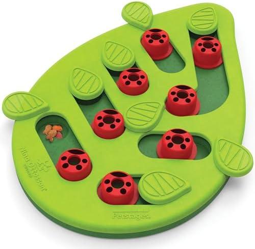 Catstages Buggin' Out Puzzle & Play, Interactive Treat Puzzle Cat Toy 13 in x 9.5 in, Green
