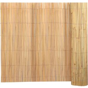 6.5ft x 13ft Bamboo Slat Screening Roll, Natural Bamboo Privacy Fence Panels for Outdoor Garden, Patio, Yard, Balcony, Privacy Screen Divider