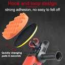 AOBEN Rotary Buffer Polisher,1200W 6-inch/ 7-inch Car Buffer,Car Polisher Waxer Kit with 6 Variable Speed 1000-3500RPM & 4 Polishing Pads,Detachable Handle for Boat,Car Polishing and Waxing