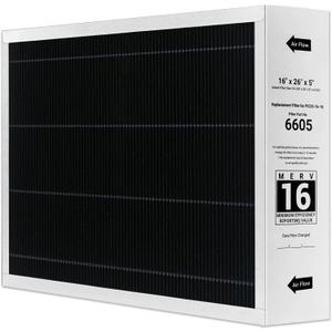 6605 16x26x5 MERV16 Replacement Filter, Compatible with PureAir PCO3-16-16 Air Purifier and Replacement for Lennox Y6605 Air Filter