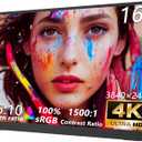 MAFNKOU 16” Portable Monitor 4K UHD 3840×2400 400 Nits 1500:1 Contrast Gaming Display,IPS HDR External Second Screen,4K Portable Monitor for Laptop/Mac/PC/PS5/Xbox with Speakers Stand,VESA Compatible