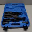 Orion Motor Tech 10pc Snap Ring Pliers Set, Internal & External Circlip Pliers With Bent & Straight Pliers, Hook Pick, Heavy Duty Snap Ring and Circlip Removal Tool with Storage Case & Gloves (Blue)