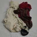 Halloween Pirate Costume for Adults: Party Cosplay Attire for Men (Large)