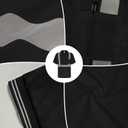 TCCFCCT Safety Polo Shirt for Men, Hi Vis Shirts for Men Reflective, Hi Vis Shirts for Men Construction Work, Night Working, Night Running, PLD-Black-M