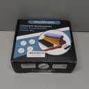 Intelitopia Complete Knife Sharpening Stone Set  Dual Grit Whetstone 400/1000 3000/8000 Knife Sharpener with Leather Strop, Flattening Stone, Bamboo Base, 3 Non-slip Rubber Bases & Angle Guide