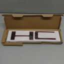 Tailgate Insert Letters -3D Raised Tailgate Letters Compatible with 2019-2022 Silverado Models (Gloss Black with Red Outline)