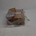 TV Stand with LED Lights, Entertainment Center with Open Shelves and Fabric Drawer, Media Console for 55 Inch TV, Television Stands for Living Room, Bedroom, Black (46.1 Inches)