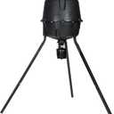 Moultrie 30-Gallon Deer Feeder Tripod Quick-Lock Hopper System - Digital Timer Control - 200 lb Feed Capacity - Durable Polymer Build - Metal Spin Plate