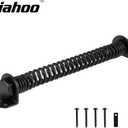 3 x 13" Gate Spring Self Closing Door Spring Heavy Duty Hardware for Wooden and Vinyl Fence - Adjustable Tension, in Black