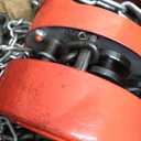 SPECSTAR Hand Chain Hoist 1 Ton 2200 Lbs Capacity 10 Feet with 2 Heavy Duty Hooks, Manual Chain Fall for Warehouse Building Automotive Machinery Red